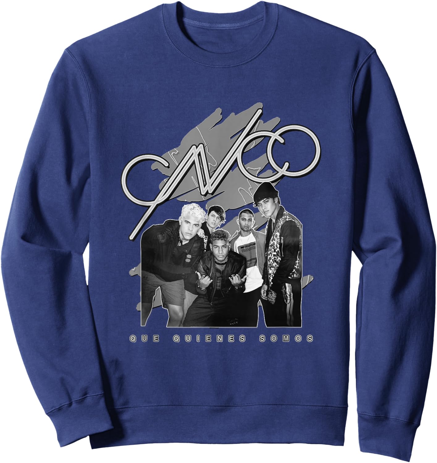 CNCO Official Black & White Album Photo Sweatshirt - Sweatshirt | Navy