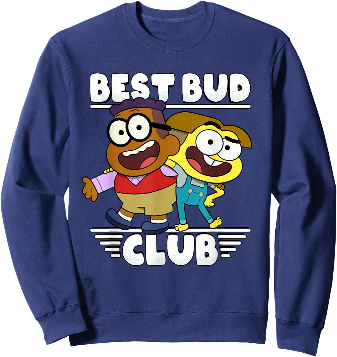 Disney Channel Big City Greens Cricket Remy Best Bud Club Sweatshirt - Sweatshirt | Navy