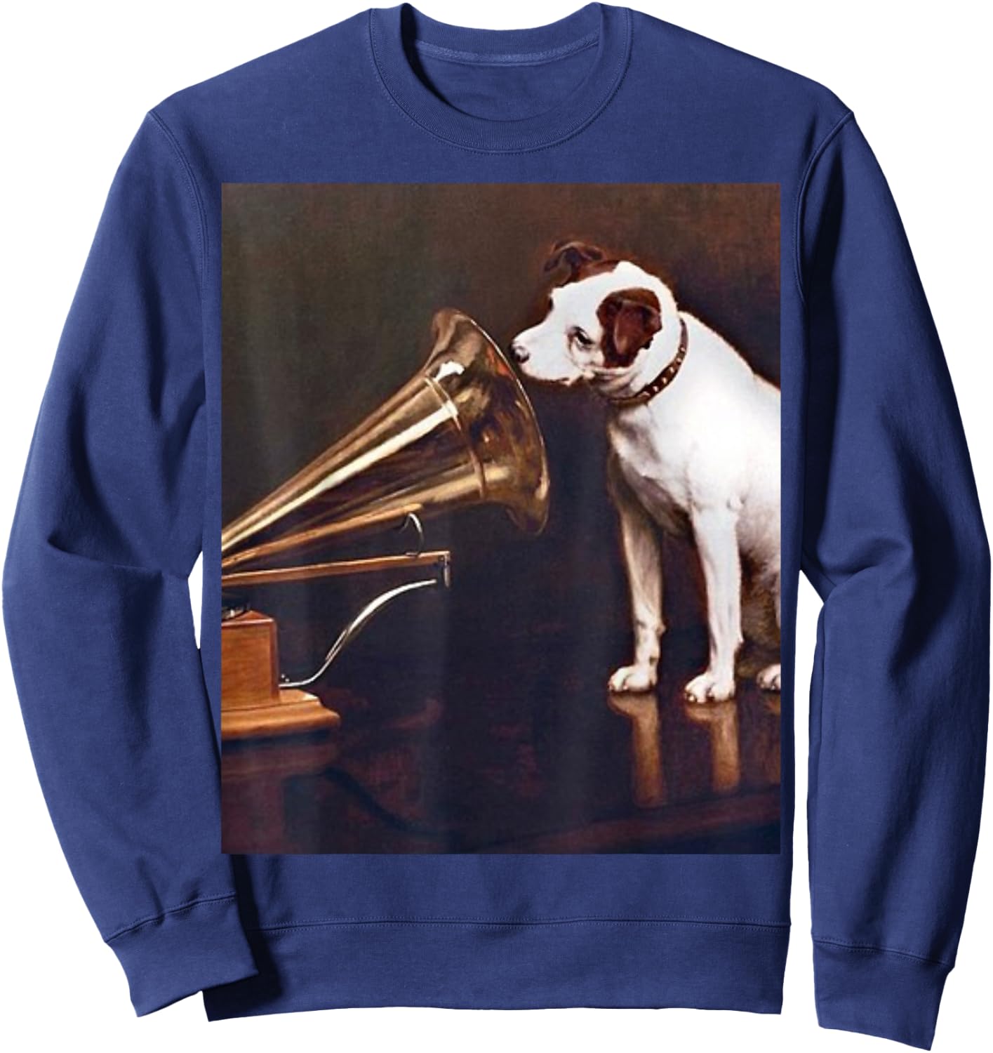 Nipper The RCA His Masters Voice Dog Sweatshirt - Sweatshirt | Navy