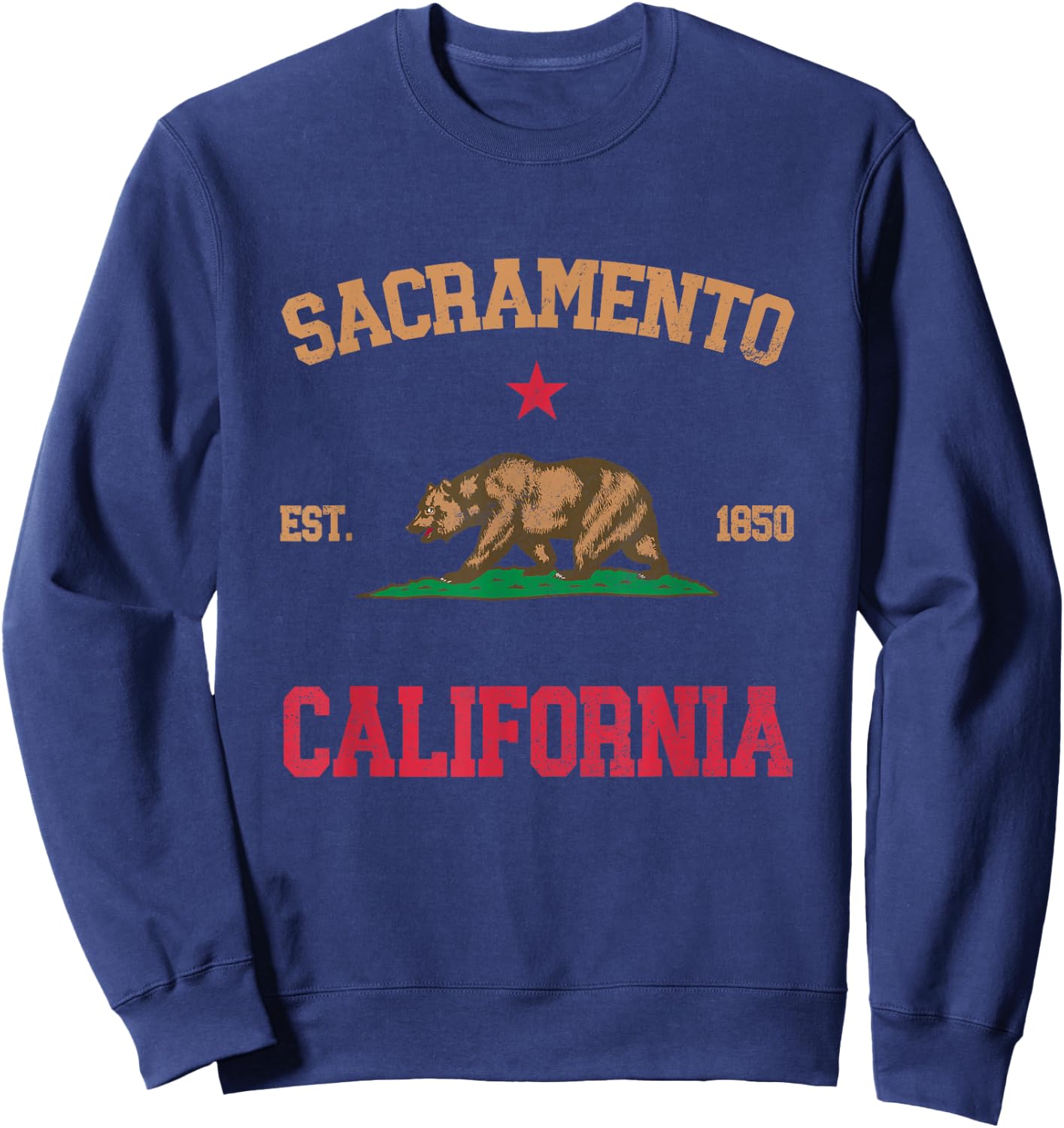Sacramento California Sweatshirt - Sweatshirt | Navy