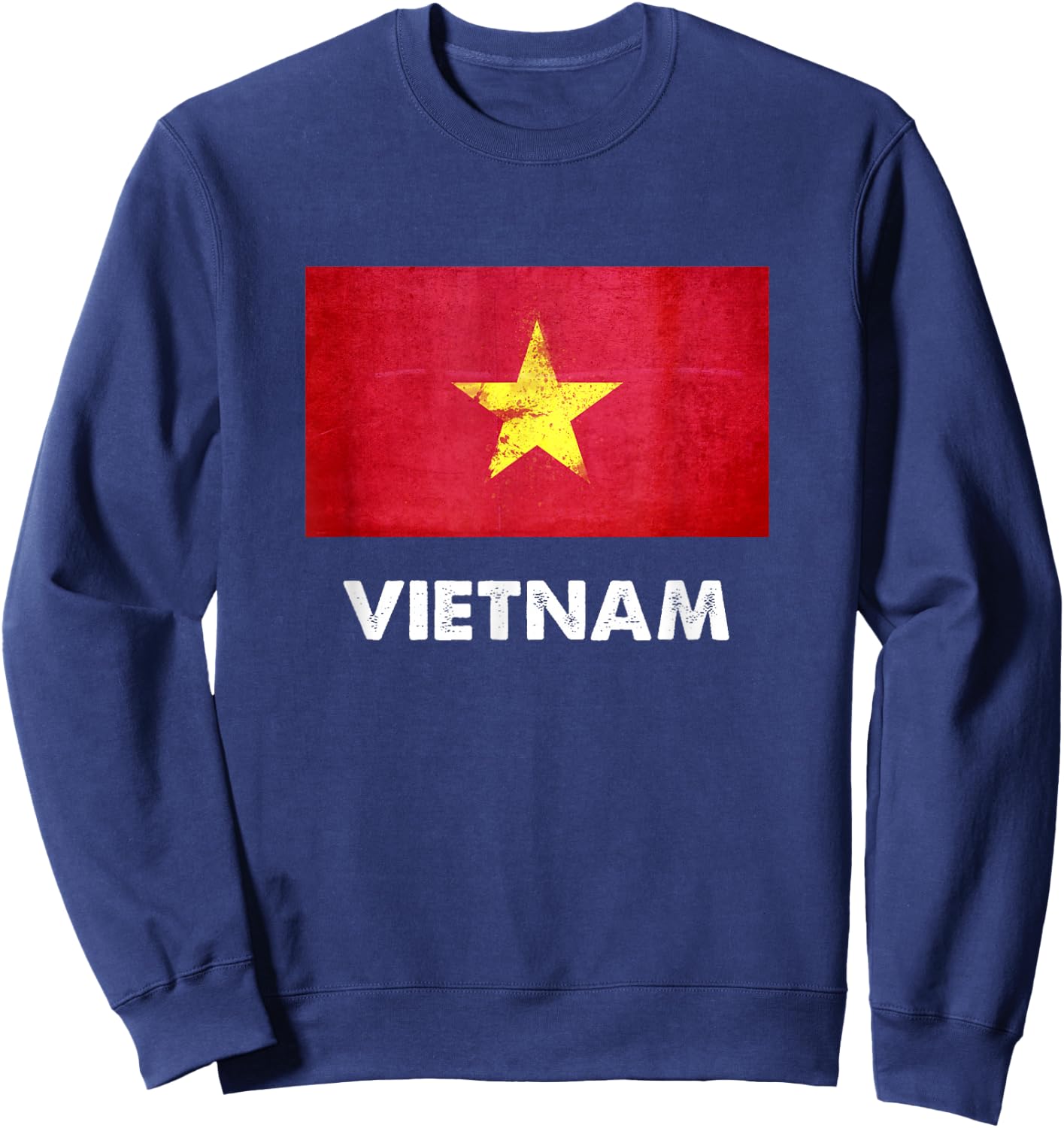 Vietnam Flag Shirt | Vietnamese Sweatshirt - Sweatshirt | Navy