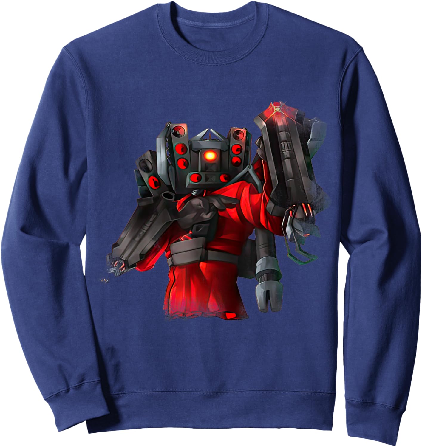 I'm The Birthday Boy Skibidi Toilet Speakerman Cameraman Sweatshirt - Sweatshirt | Navy