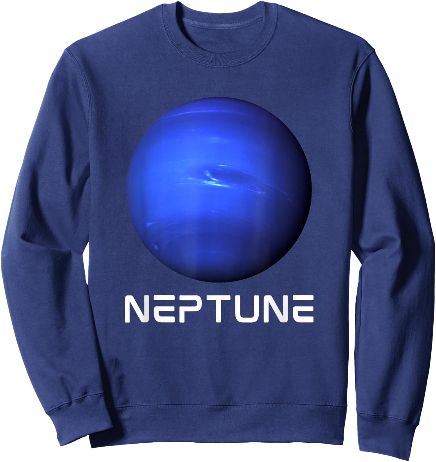 Solar System 8th Planet Neptune Outer Space Sweatshirt - Sweatshirt | Navy