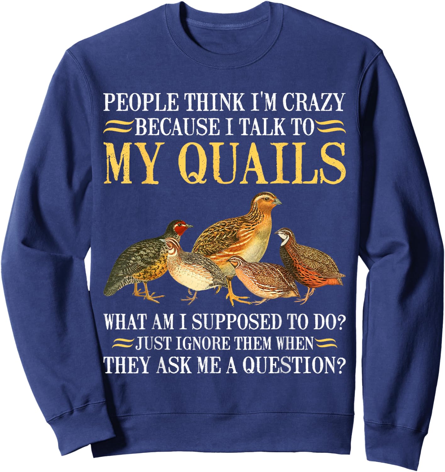Quail Sweatshirt - Sweatshirt | Navy