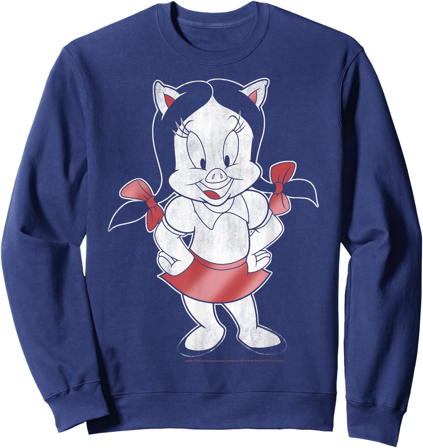 Looney Tunes Petunia Pig Portrait Sweatshirt - Sweatshirt | Navy