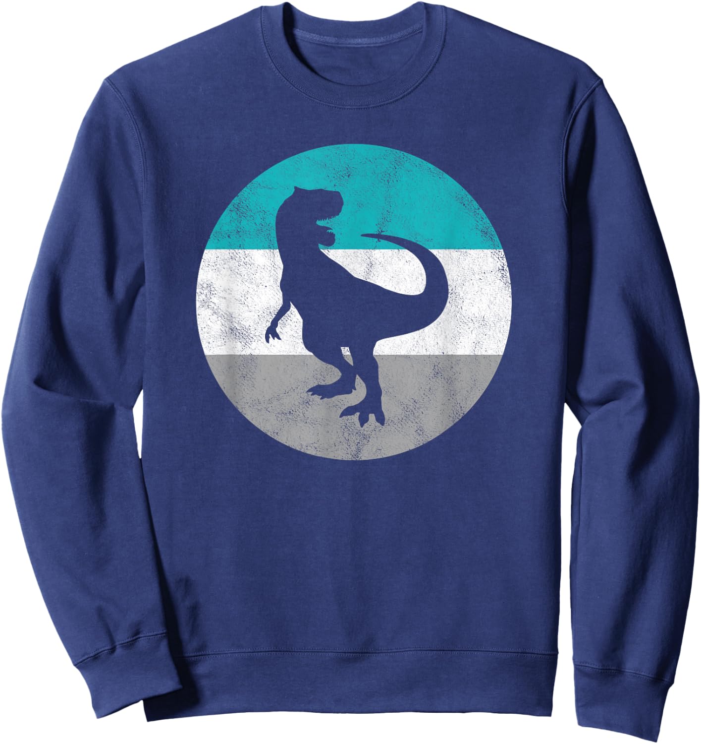 Allosaurus Retro Dinosaur Gift or Boys Sweatshirt - Sweatshirt | Navy