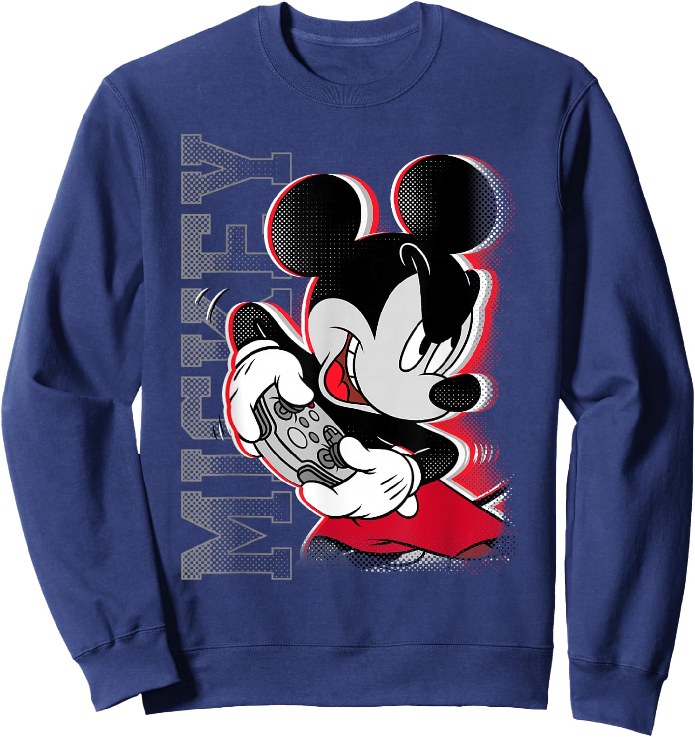 Disney Mickey Mouse Games Hard Controller Envy Sweatshirt - Sweatshirt | Navy