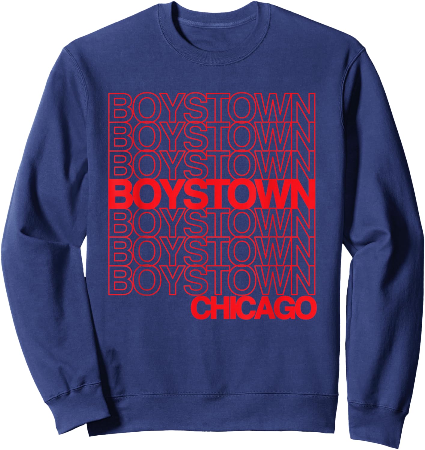 Boystown Chicago for Boystown Pride Sweatshirt - Sweatshirt | Navy