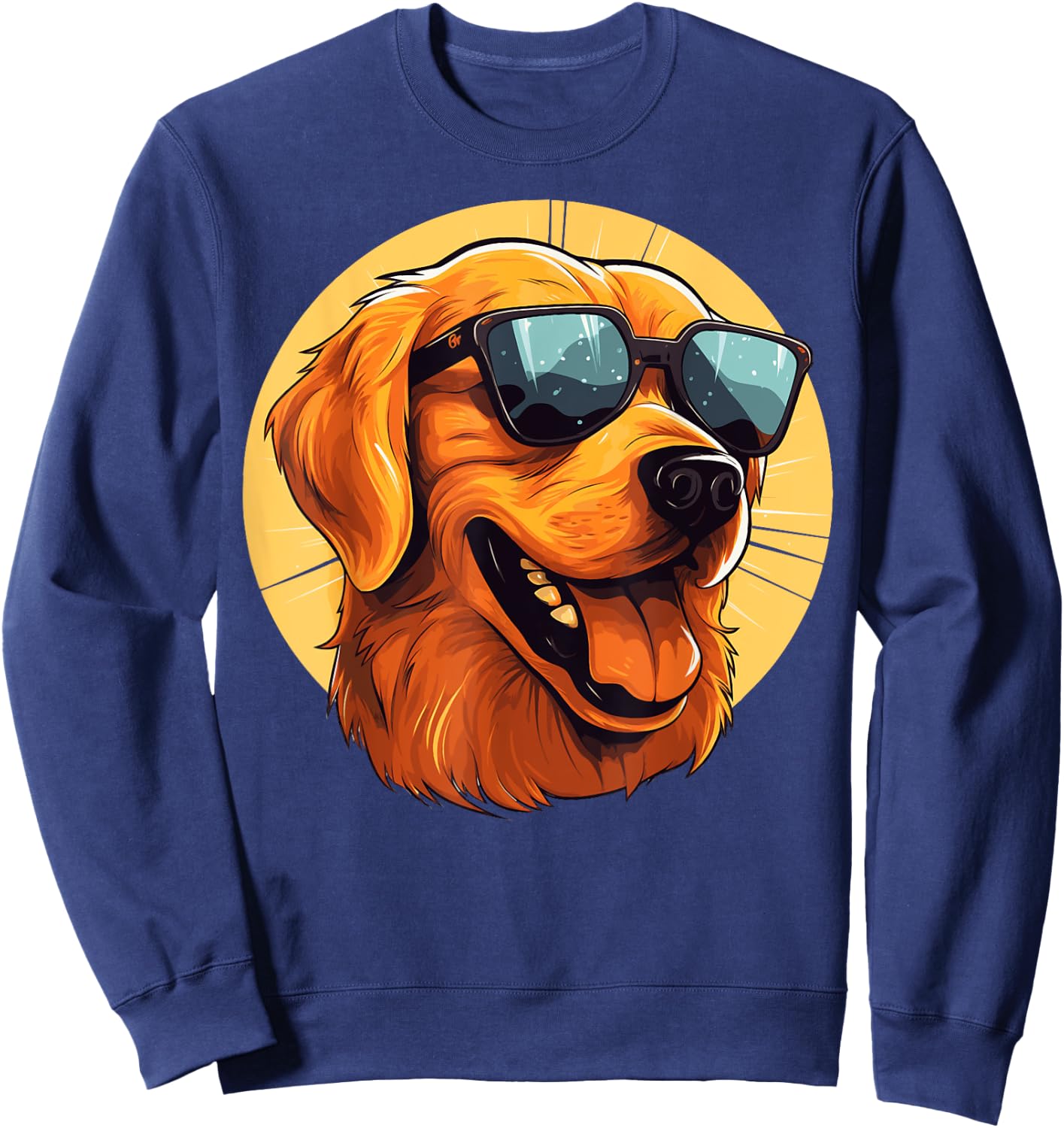 Golden Retriever for Kid Boys Girls Funny Dog Lover Sweatshirt - Sweatshirt | Navy