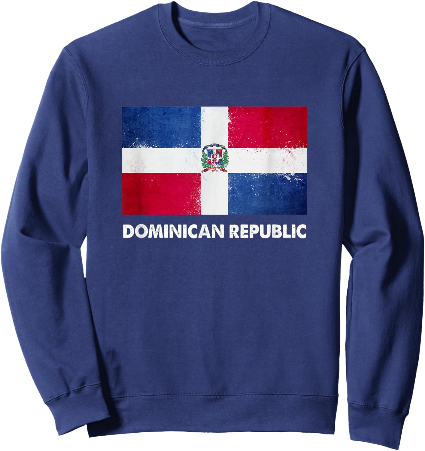 Dominican Republic Flag Shirt | Dominican Sweatshirt - Sweatshirt | Navy