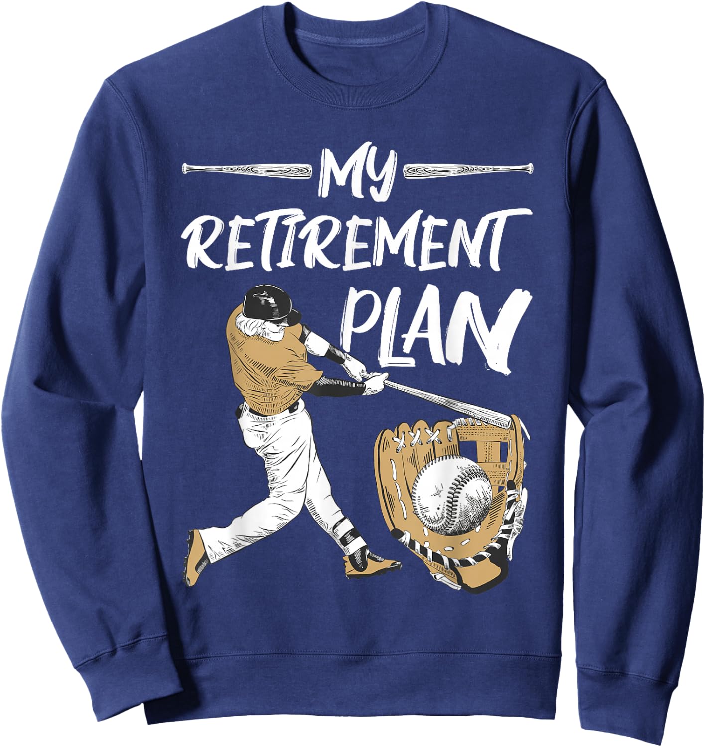 Baseball - Retirement Gifts Sweatshirt - Sweatshirt | Navy