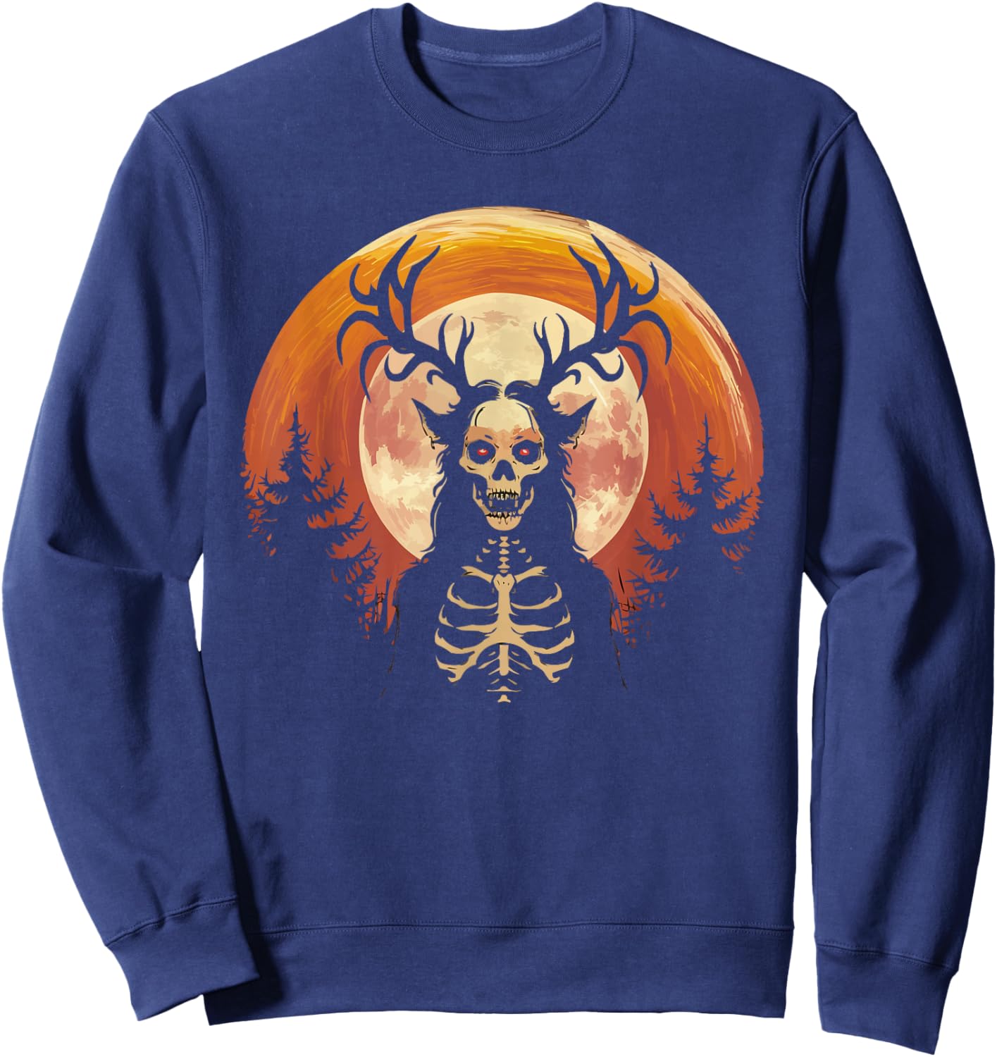 Wendigo Monster Legendary Creature Cryptozoology Cryptid Sweatshirt - Sweatshirt | Navy