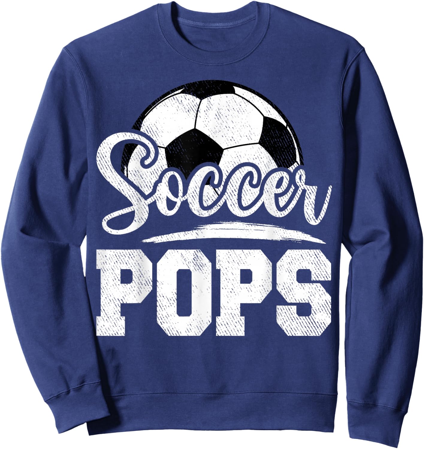 Soccer Pops Soccer Player Game Day Father's Day Sweatshirt - Sweatshirt | Navy