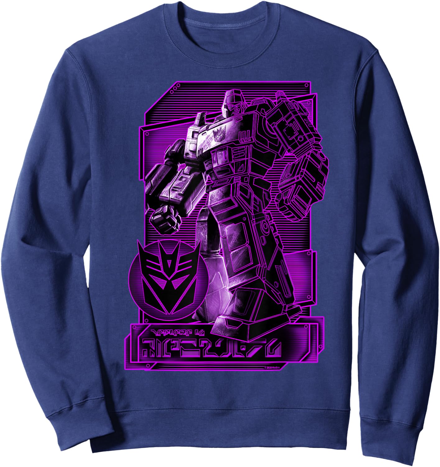 Transformers: War For Cybertron Megatron Portrait Sweatshirt - Sweatshirt | Navy