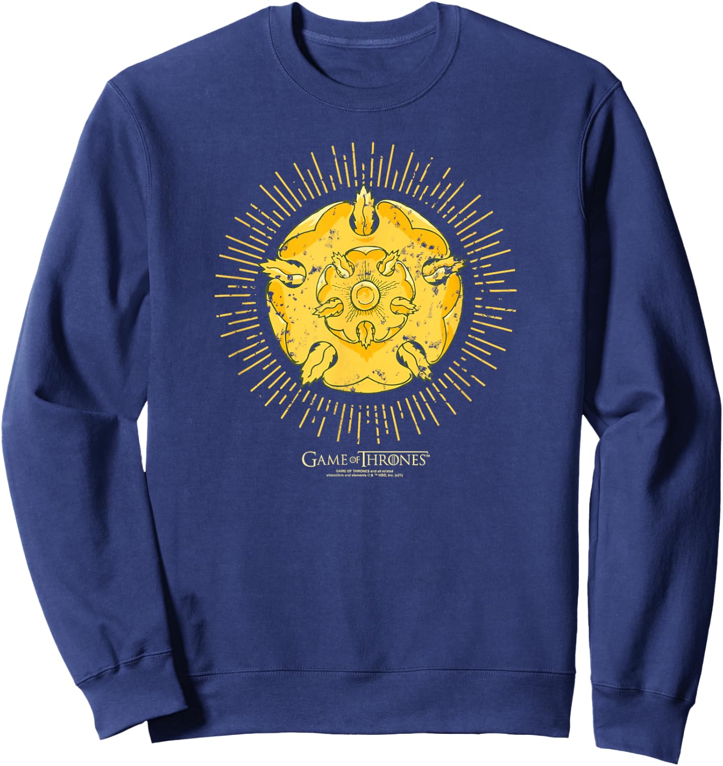 Game of Thrones Tyrell Burst Sigil Sweatshirt - Sweatshirt | Navy