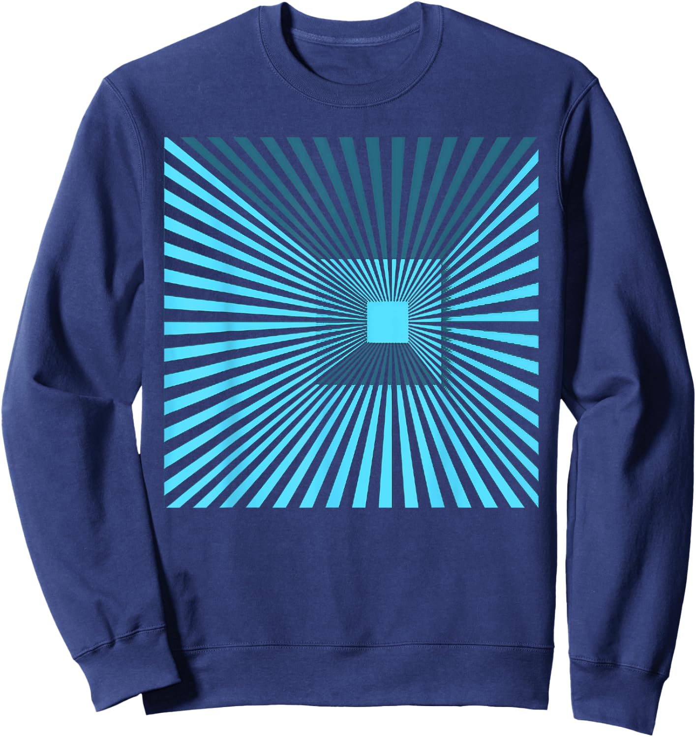 Graphic optical illusion Sweatshirt - Sweatshirt | Navy