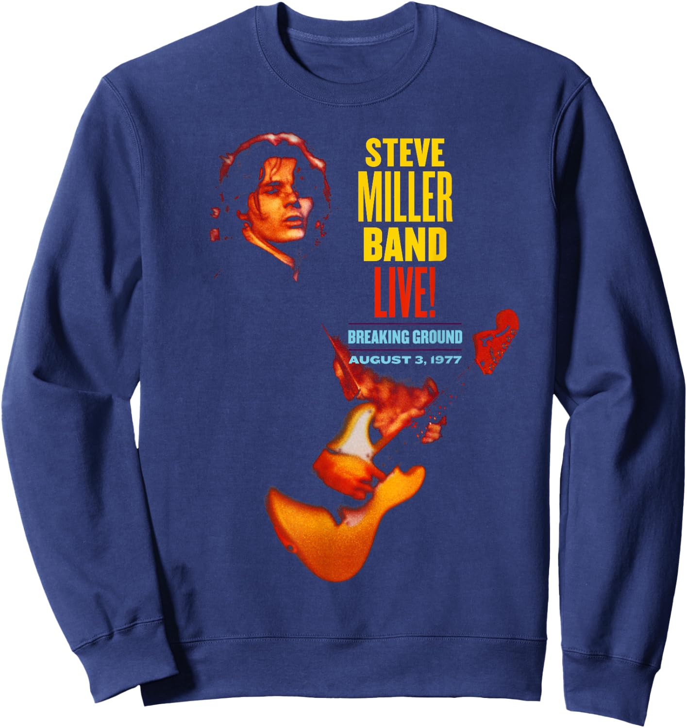 Steve Miller Band - Breaking Ground Live Sweatshirt - Sweatshirt | Navy