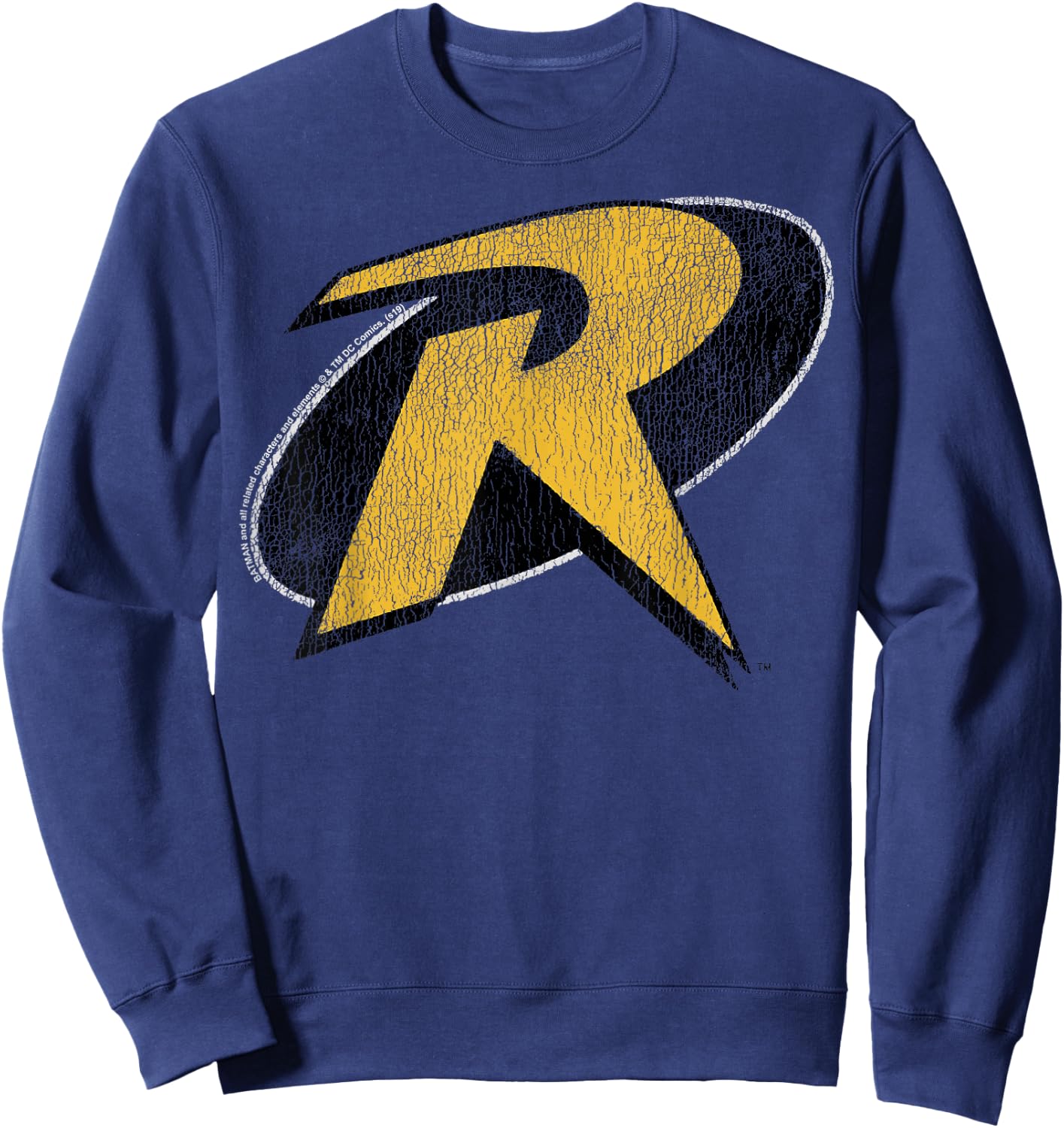DC Comics Batman Red Robin Logo Small Sweatshirt - Sweatshirt | Navy