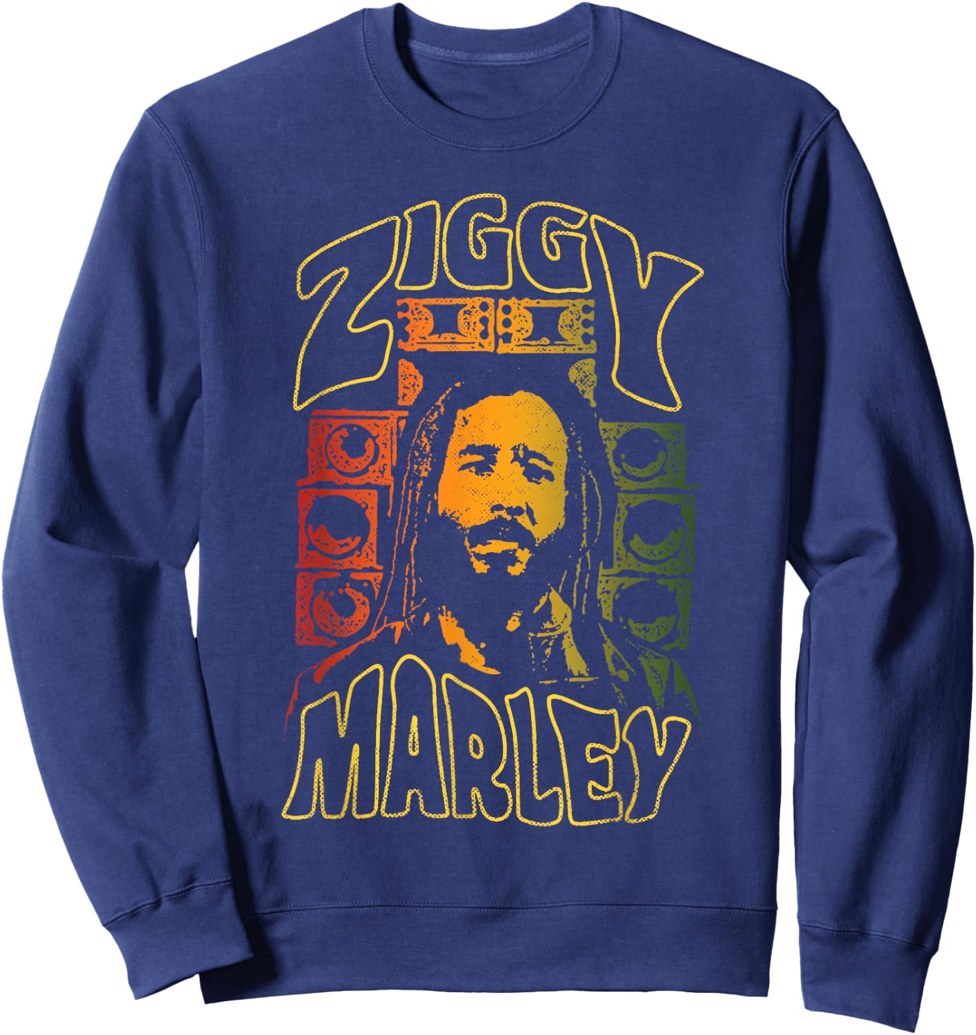 Ziggy Marley - Official Merchandise - Sound System Sweatshirt - Sweatshirt | Navy