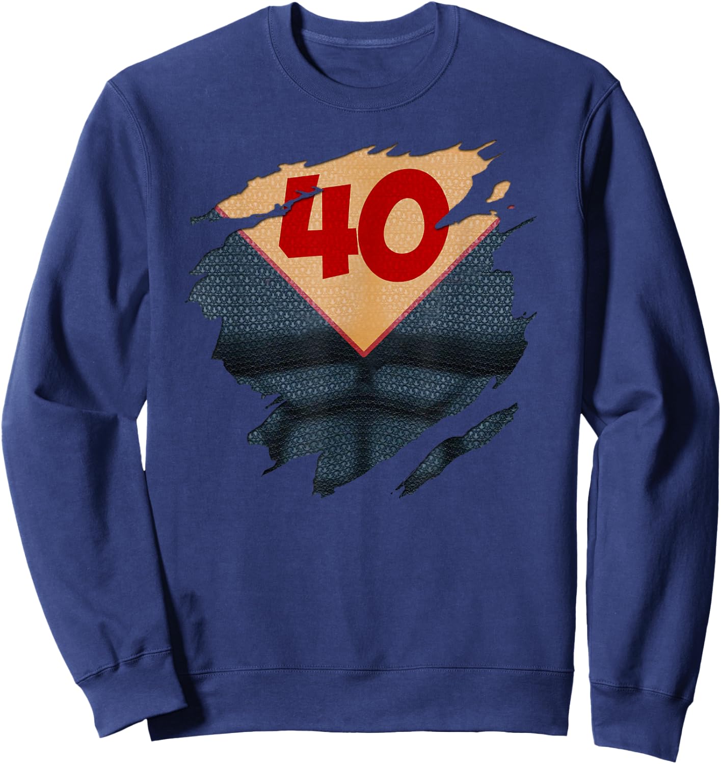 40th Birthday Comic Book Superhero Born In 1985 Sweatshirt - Sweatshirt | Navy