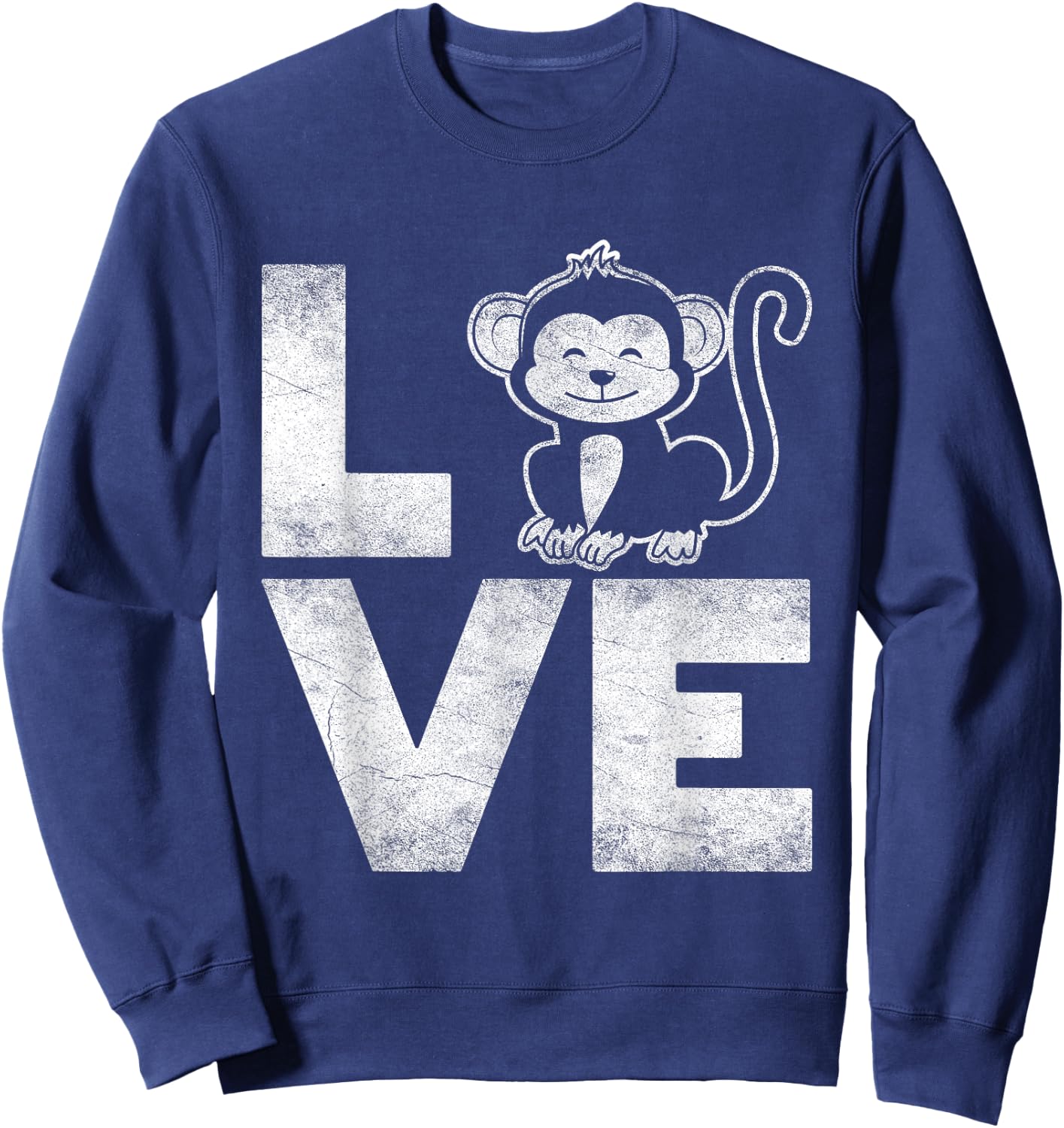 Love Monkey Sweatshirt - Sweatshirt | Navy