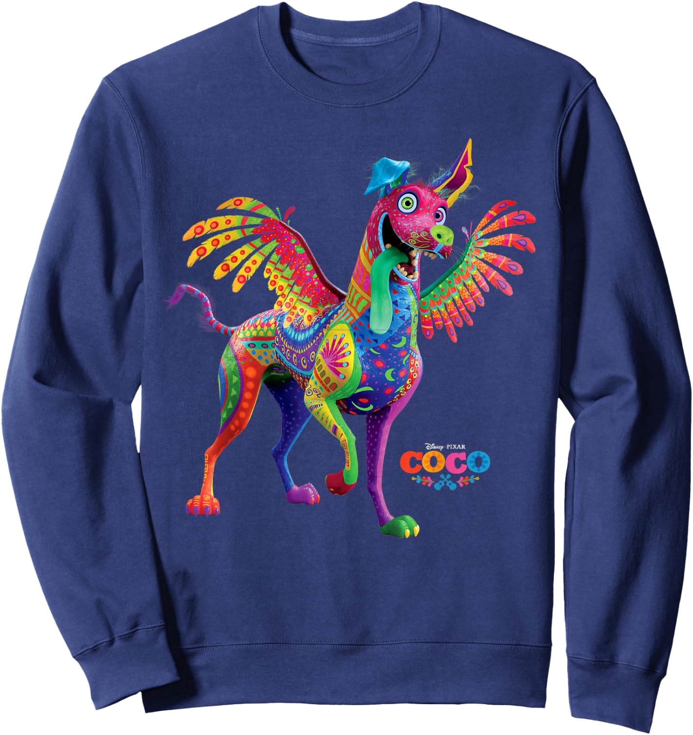 Disney Pixar Coco Dante Alebrije Spirit Animal Sweatshirt - Sweatshirt | Navy