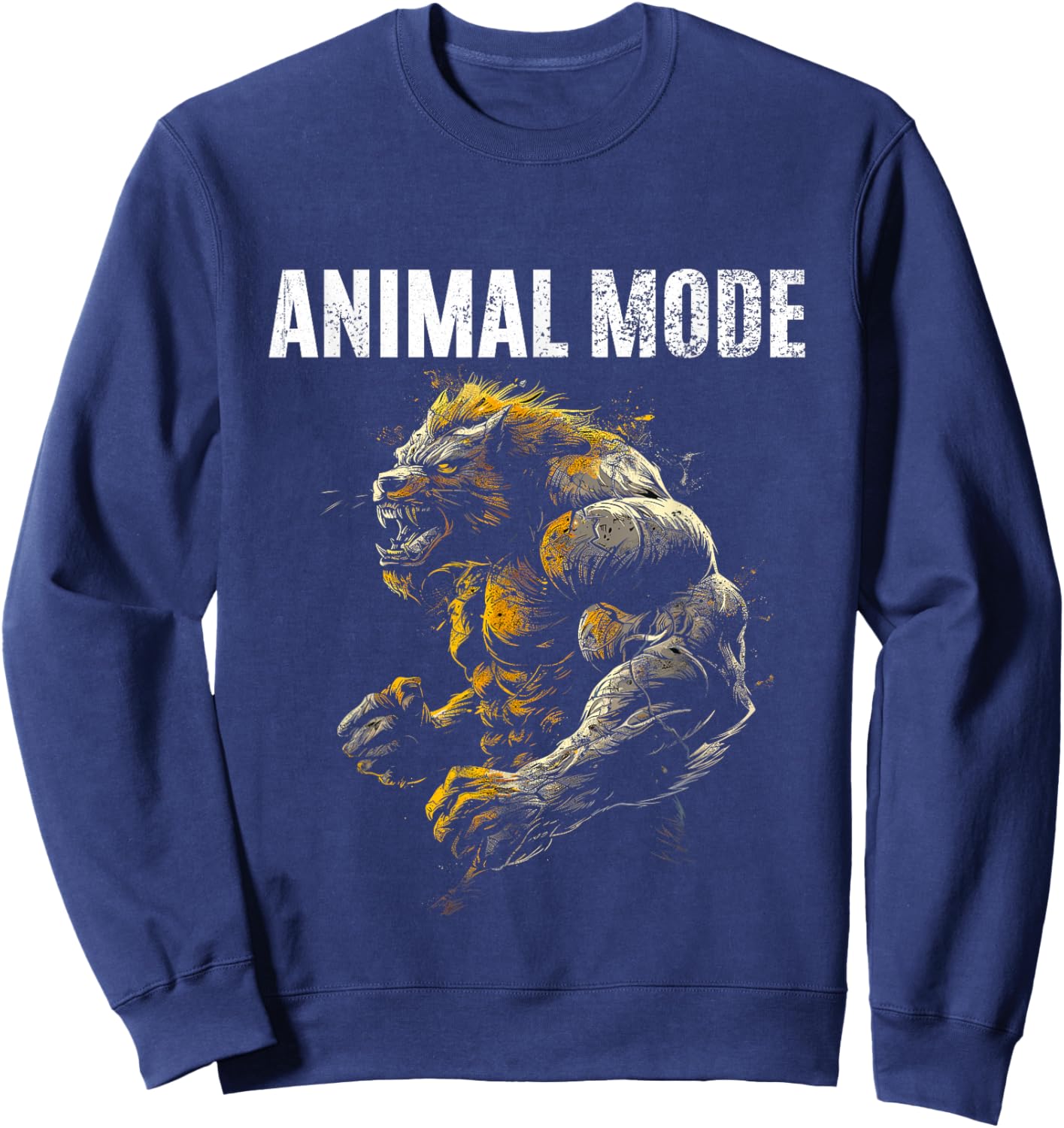 Gym Workout Bodybuilding Monster Sweatshirt - Sweatshirt | Navy
