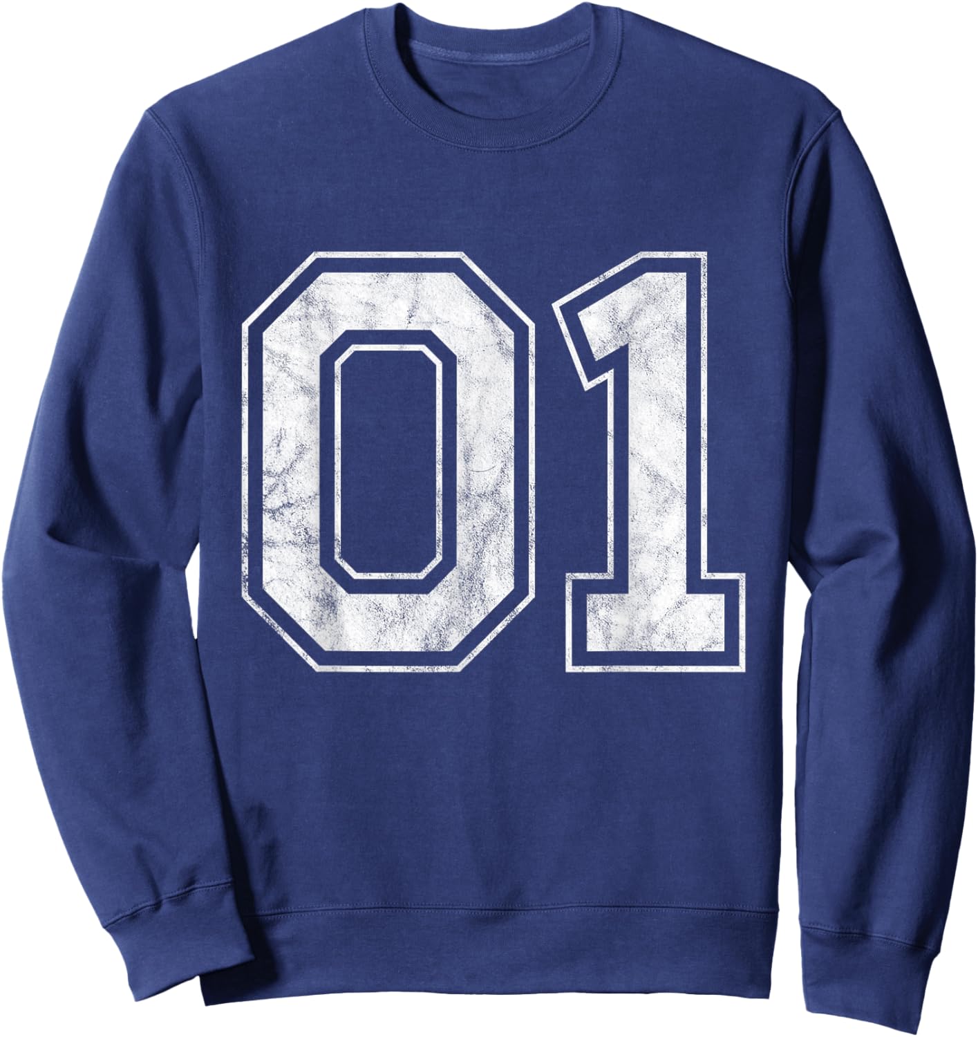 Number 01 Sweatshirt - Sweatshirt | Navy