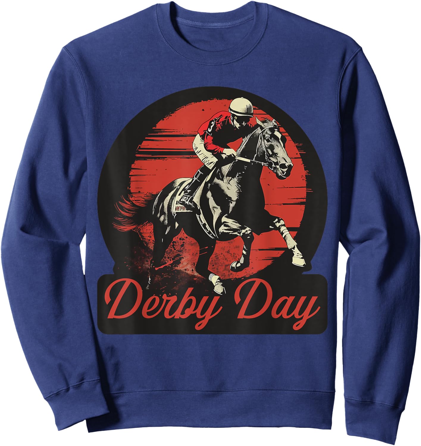 Elegant derby racing day KY Horse Racing Spectacle Sweatshirt - Sweatshirt | Navy