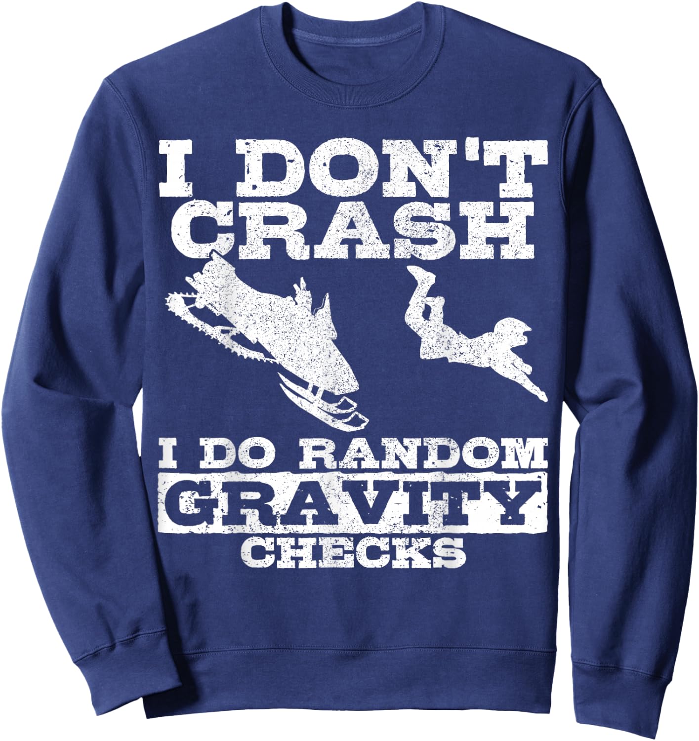 Snowmobile Snowmobile Funny Gift Sweatshirt - Sweatshirt | Navy