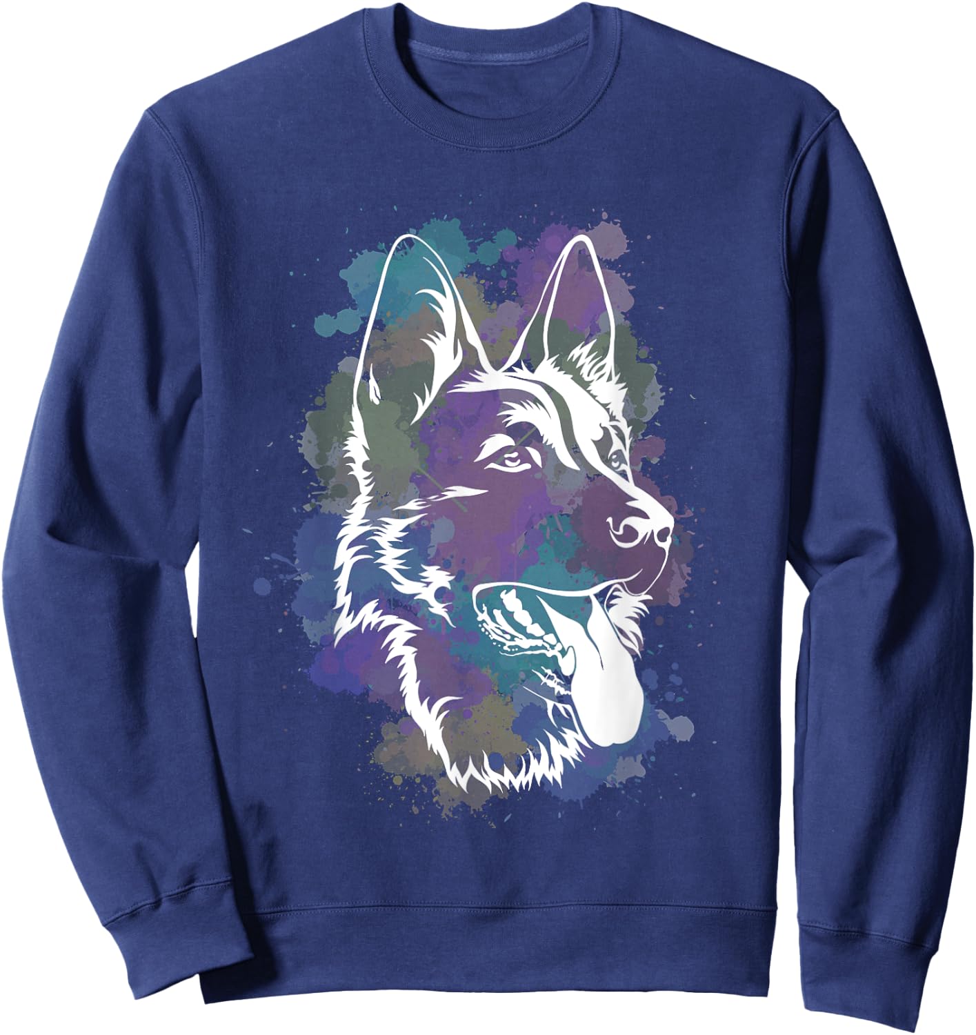 German Shepherd Dog Gift German Shepherd Sweatshirt - Sweatshirt | Navy