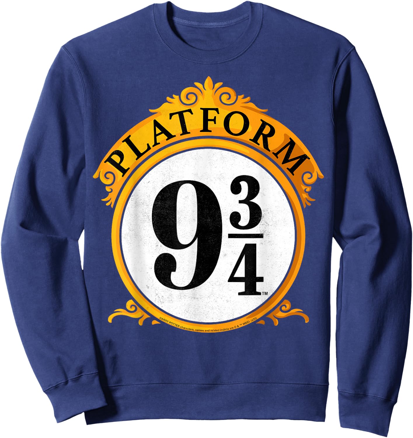 Harry Potter Platform 9 &3/4 Sign Sweatshirt - Sweatshirt | Navy