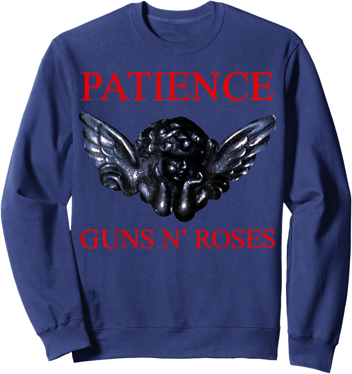 Official Guns N' Roses Patience Sweatshirt - Sweatshirt | Navy