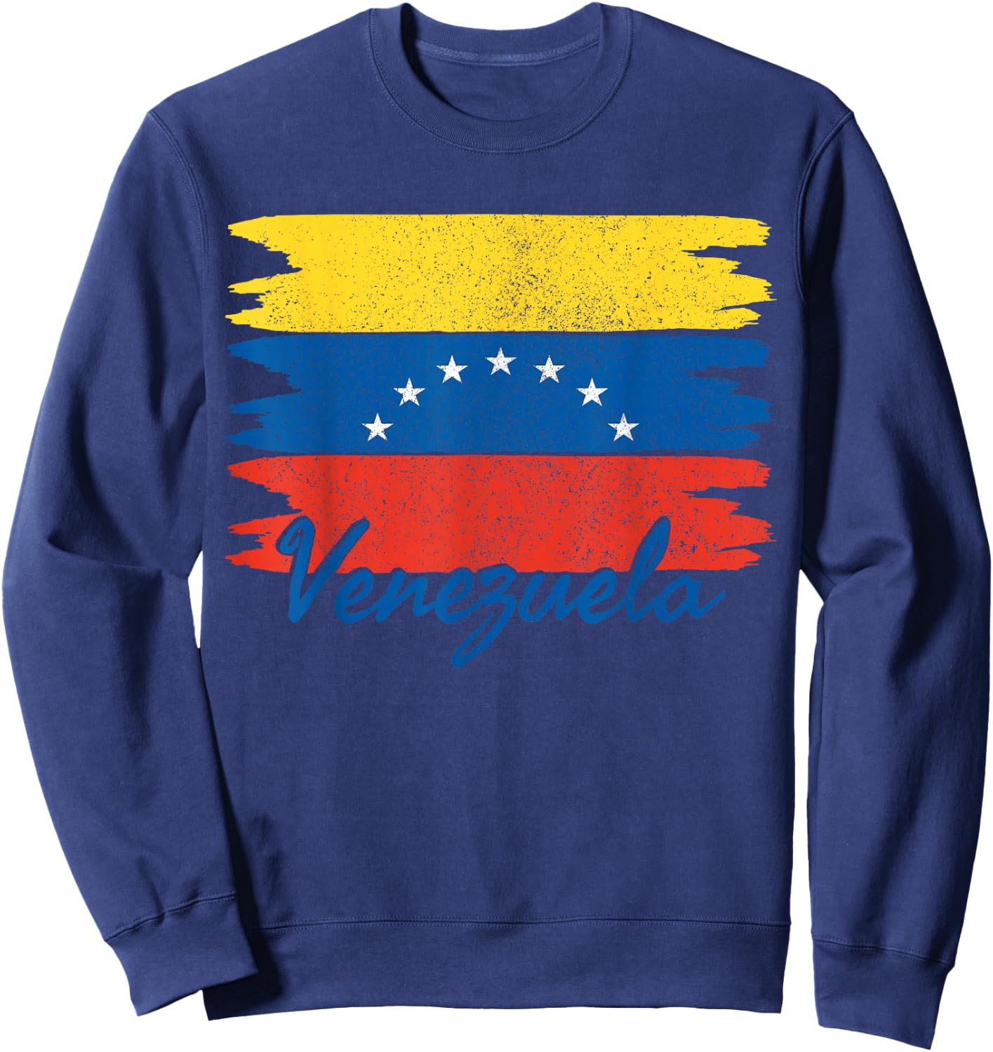 Venezuelan Pride Flag Sweatshirt - Sweatshirt | Navy