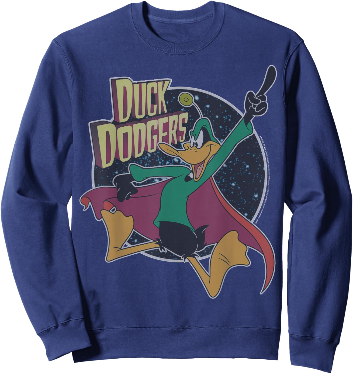 Looney Tunes Daffy Duck Vintage Portrait Sweatshirt - Sweatshirt | Navy