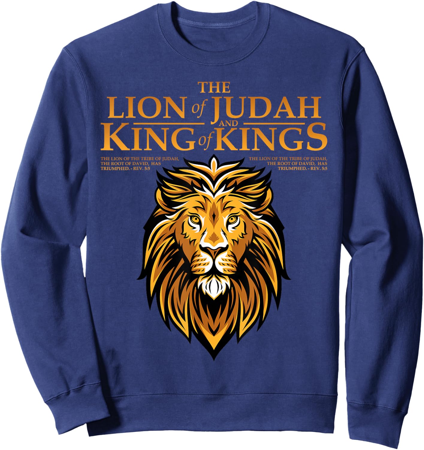 Lion of Judah Sweatshirt - Sweatshirt | Navy