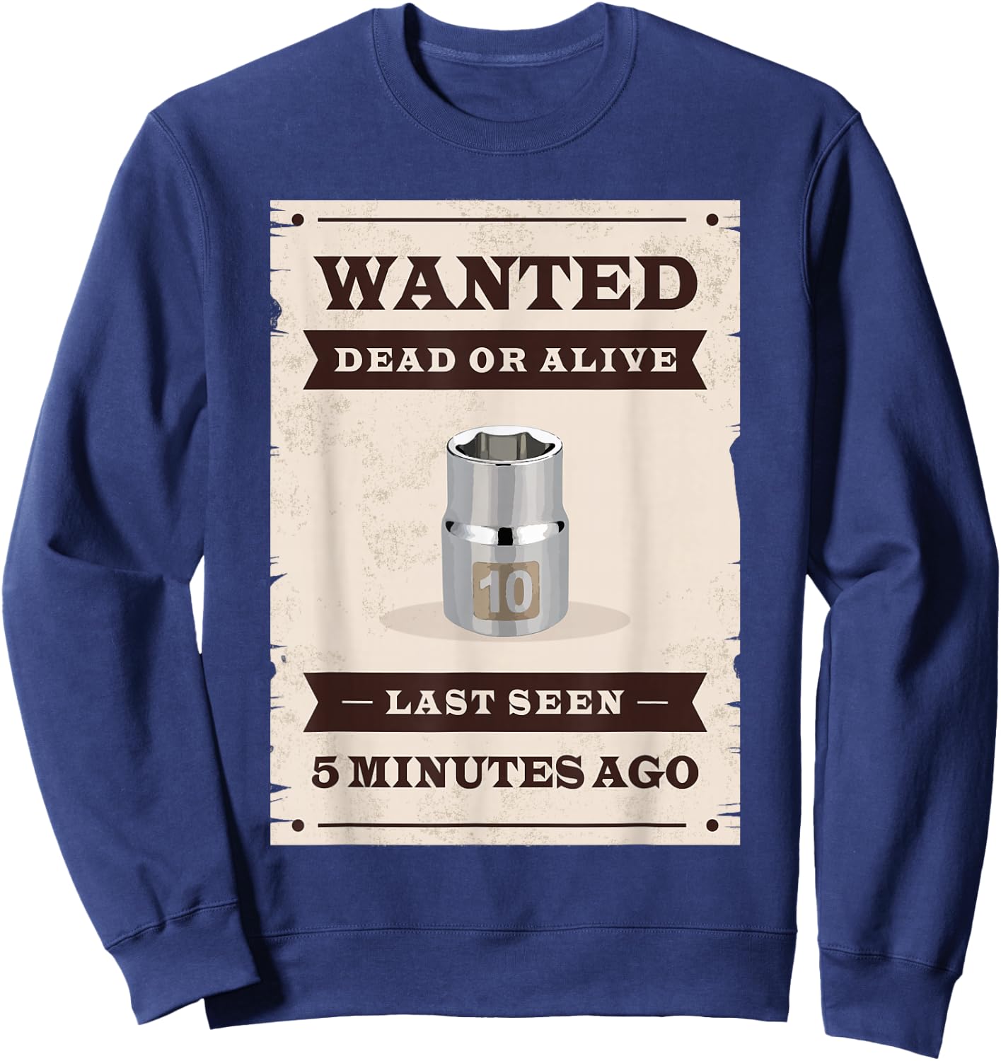 Missing 10mm Socket Sweatshirt - Sweatshirt | Navy