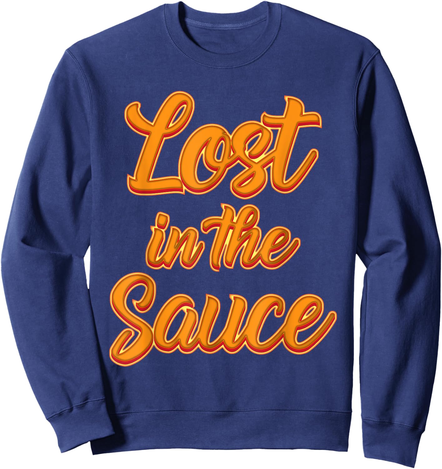 Lost in the Sauce Sweatshirt - Sweatshirt | Navy