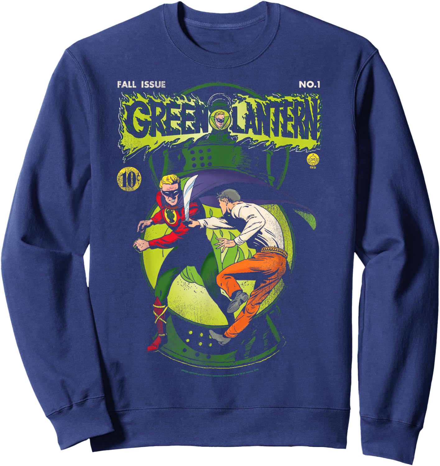 DC Comics The Green Lantern Issue No 1 Sweatshirt - Sweatshirt | Navy