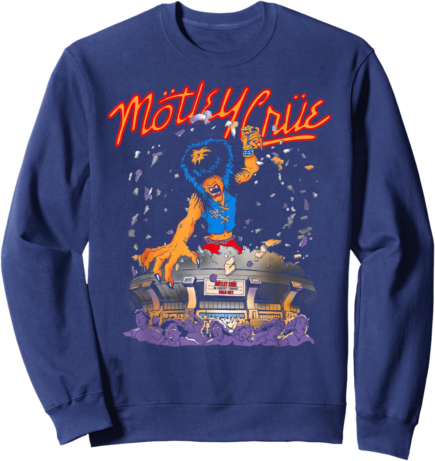 Mötley Crüe - Allister King Kong America Sweatshirt - Sweatshirt | Navy