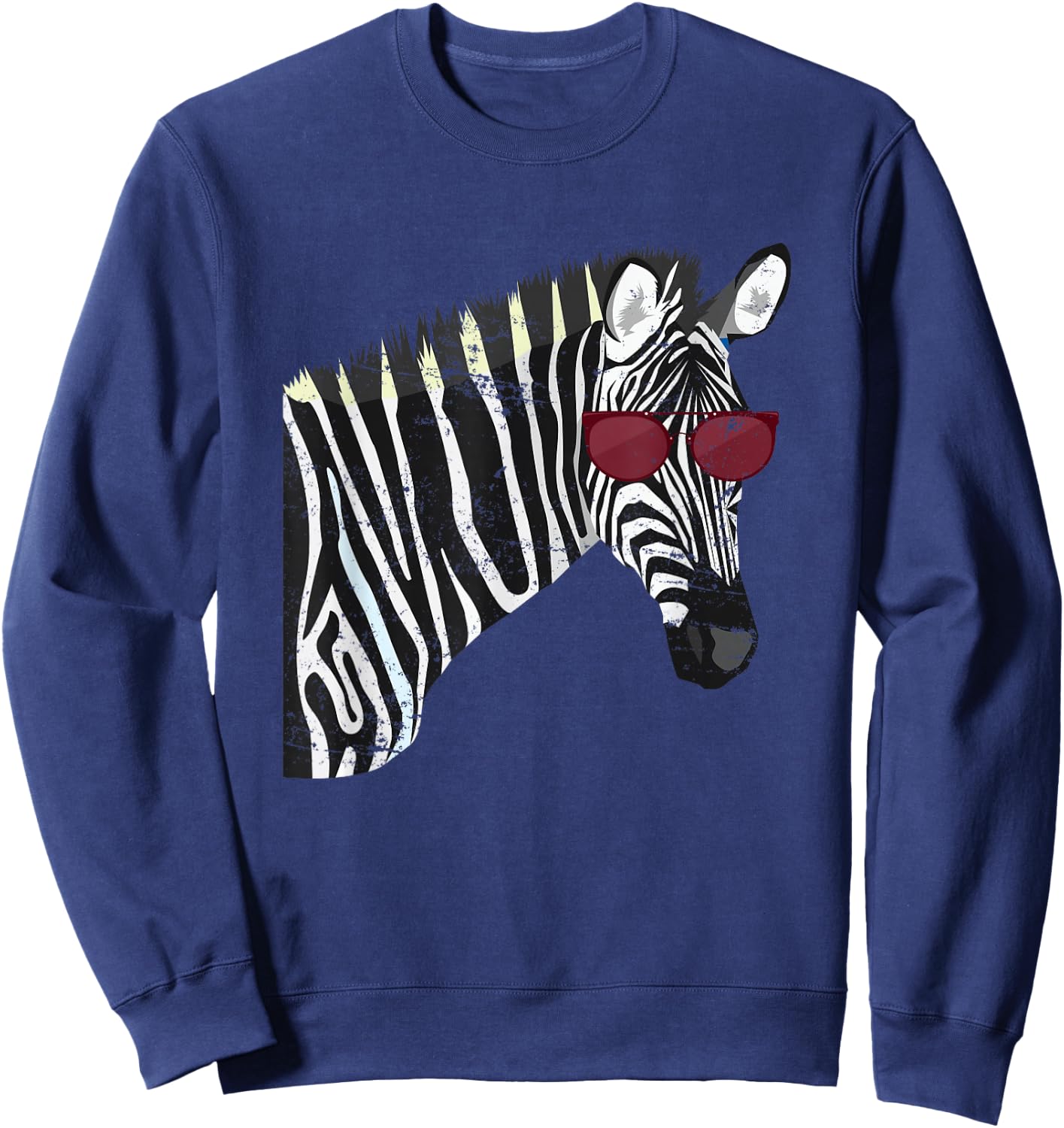 Cool Zebra Sweatshirt - Sweatshirt | Navy