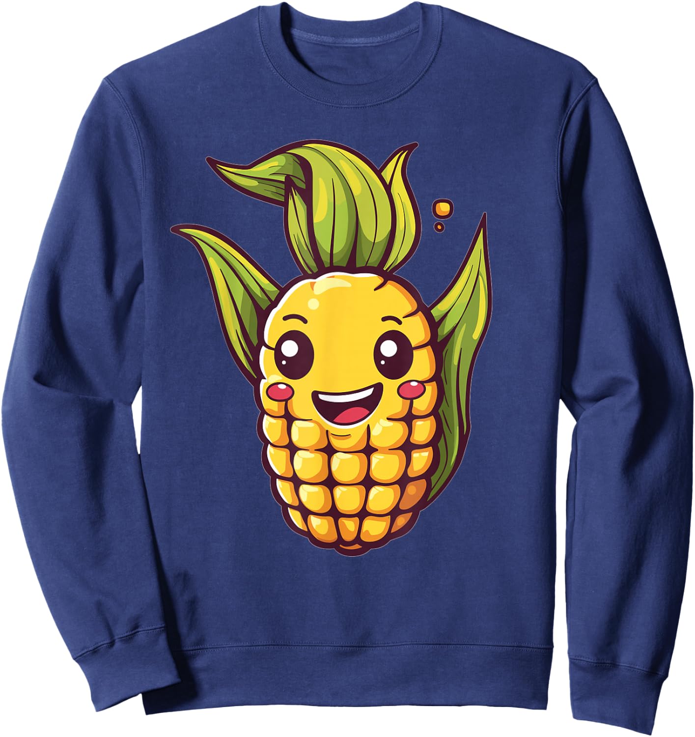 Cute Corn I Kids Corn Sweatshirt - Sweatshirt | Navy