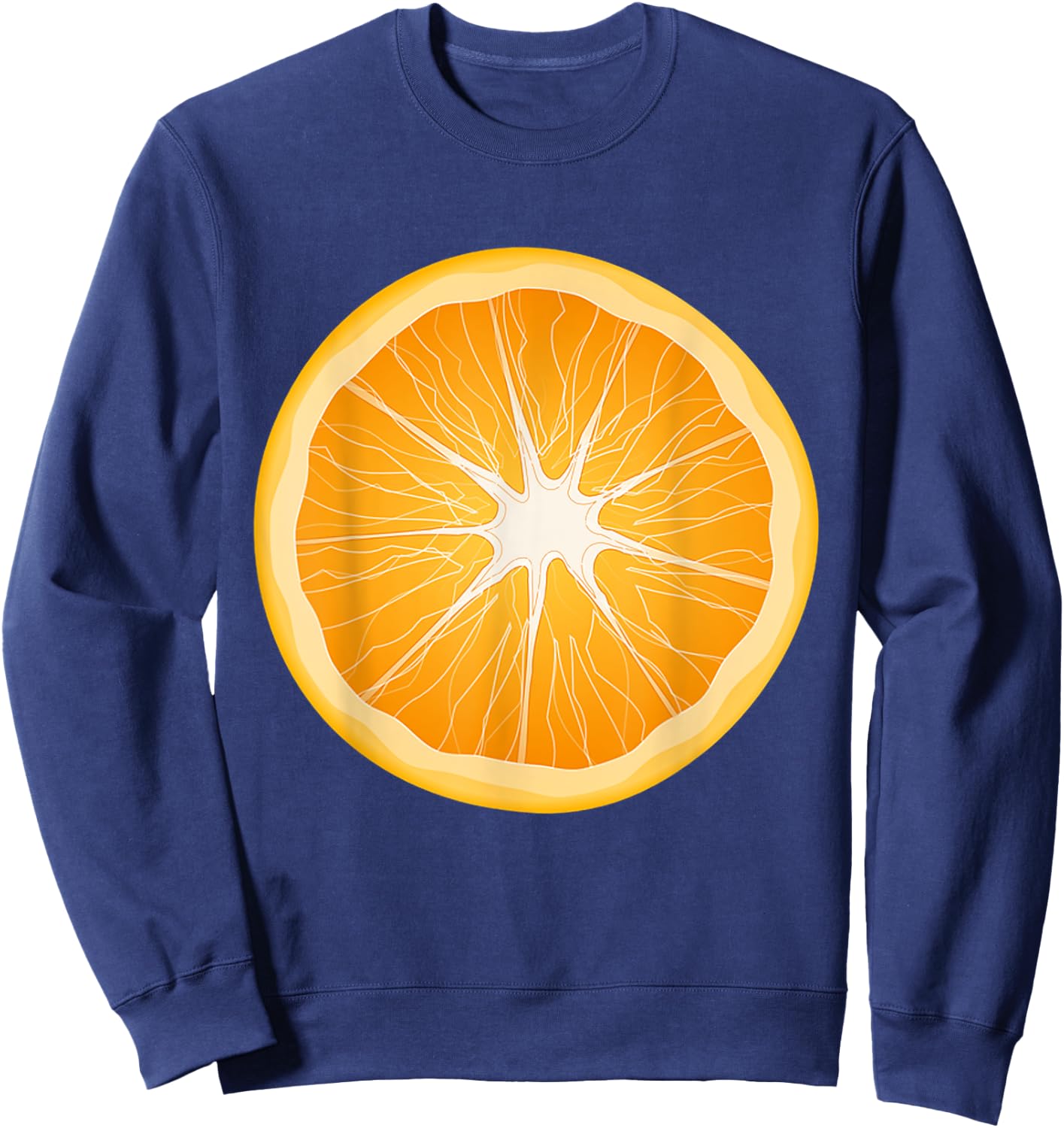 Orange Costume Easy Matching Group Halloween Men Women Sweatshirt - Sweatshirt | Navy