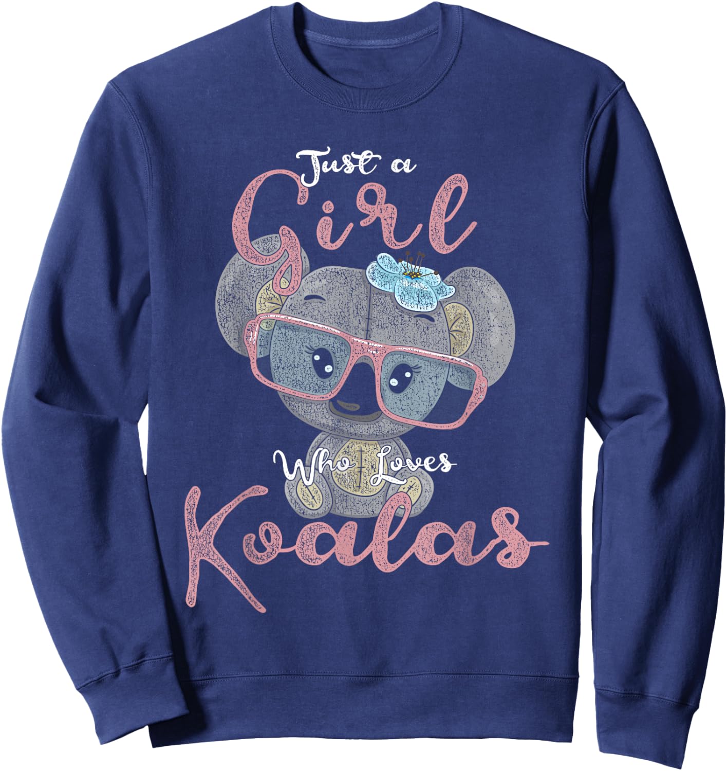 Just A Girl Who Loves Koala Sweatshirt - Sweatshirt | Navy