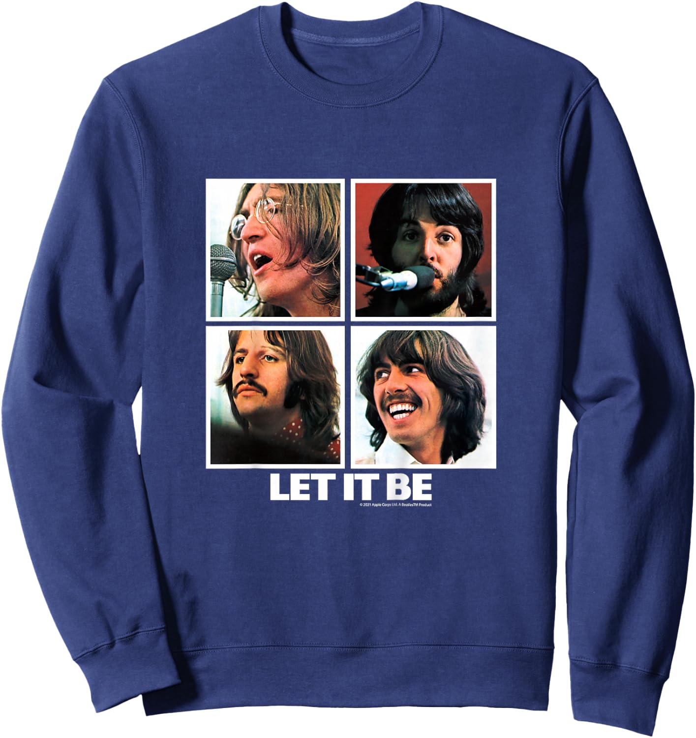 The Beatles - Let it Be Sweatshirt - Sweatshirt | Navy
