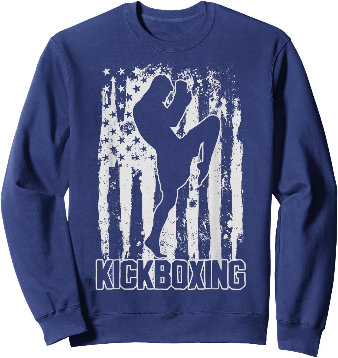 Kickboxing Kickboxer Gift Sweatshirt - Sweatshirt | Navy