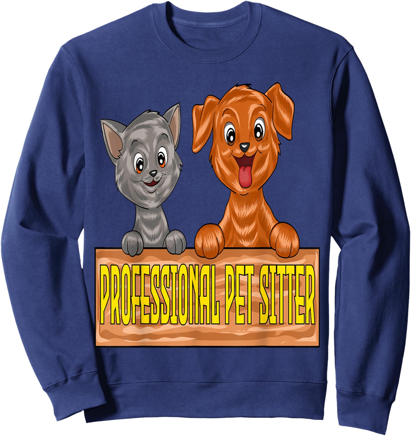 Professional Pet Sitter Sweatshirt - Sweatshirt | Navy