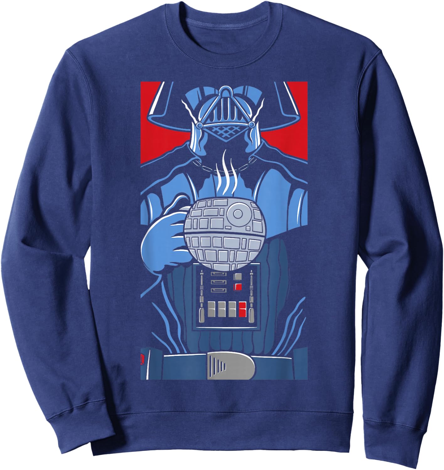 Star Wars Darth Vader Death Star Coffe Cup Sweatshirt - Sweatshirt | Navy