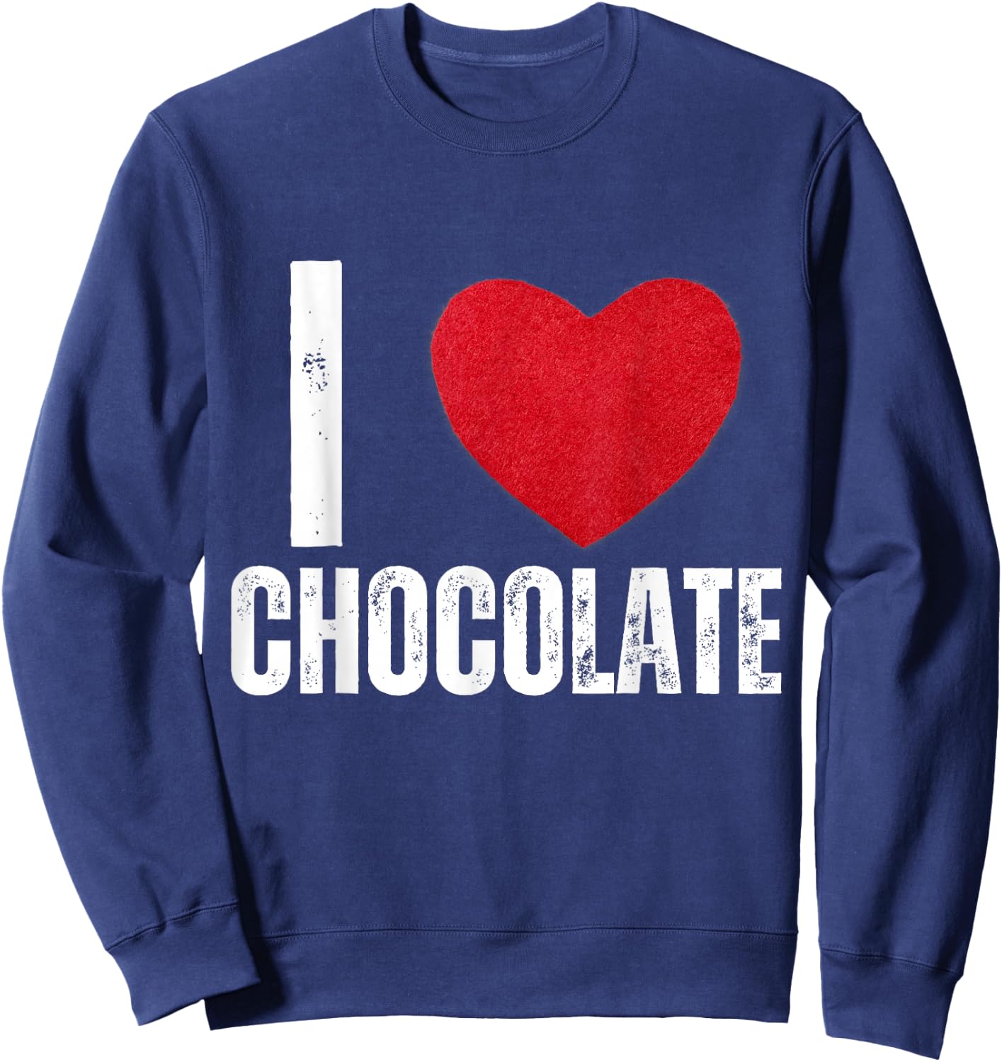 I Love Chocolate Gifts I Heart Chocolate Kids Sweatshirt - Sweatshirt | Navy