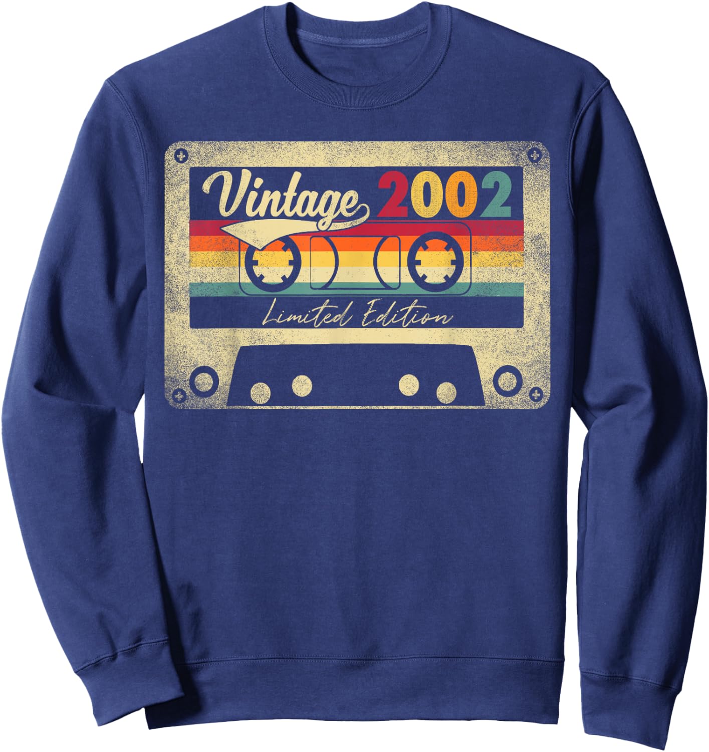 2002 21st Birthday Gift 21 Years Old Limited Edition Vintage Sweatshirt - Sweatshirt | Navy